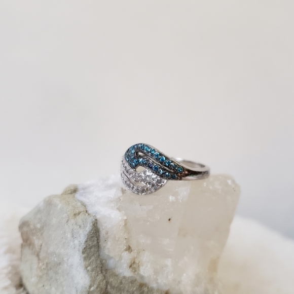 Polki diamond wedding ring, Sterling Silver diamond ring,women's wedding rings - Picture 7 of 7